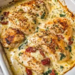 Baked Tuscan Chicken Casserole