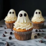 Halloween Cupcakes: Ghost Cupcakes