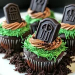 Halloween Graveyard Cupcakes