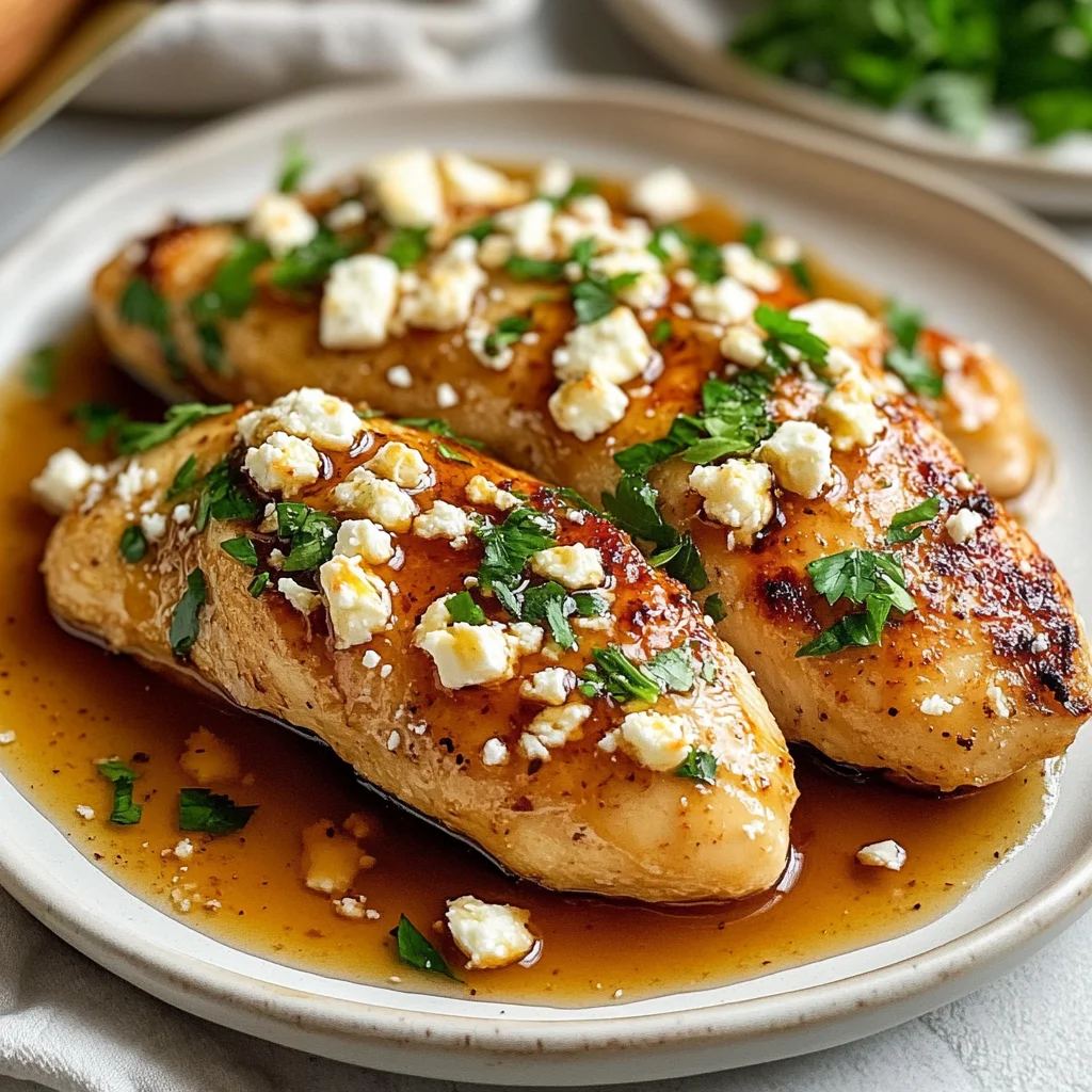Hot Honey Feta Chicken Dish: A Deliciously Spicy and Savory Recipe