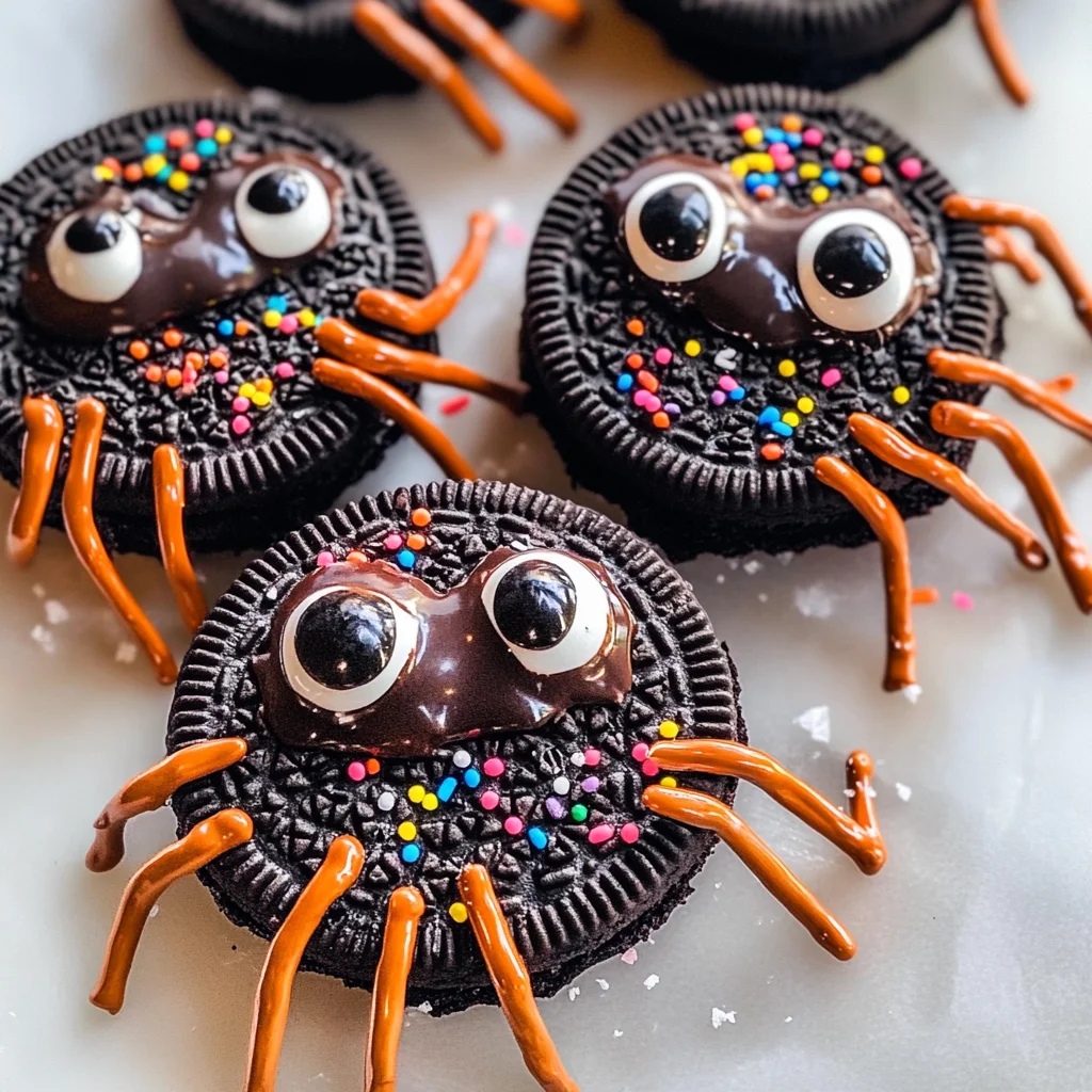 Oreo Spider Halloween Cookies