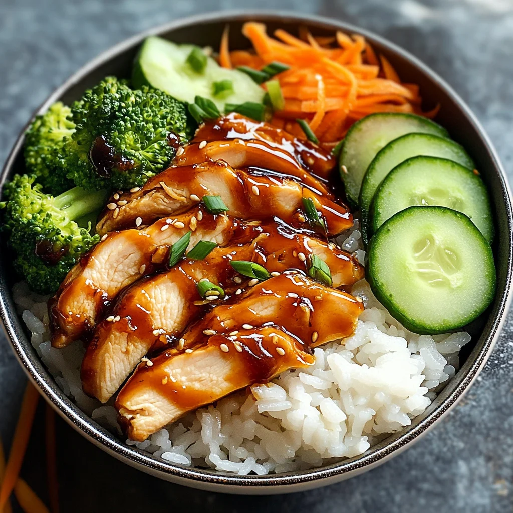 Sticky Chicken Rice Bowls – A Flavorful Bowl Meal