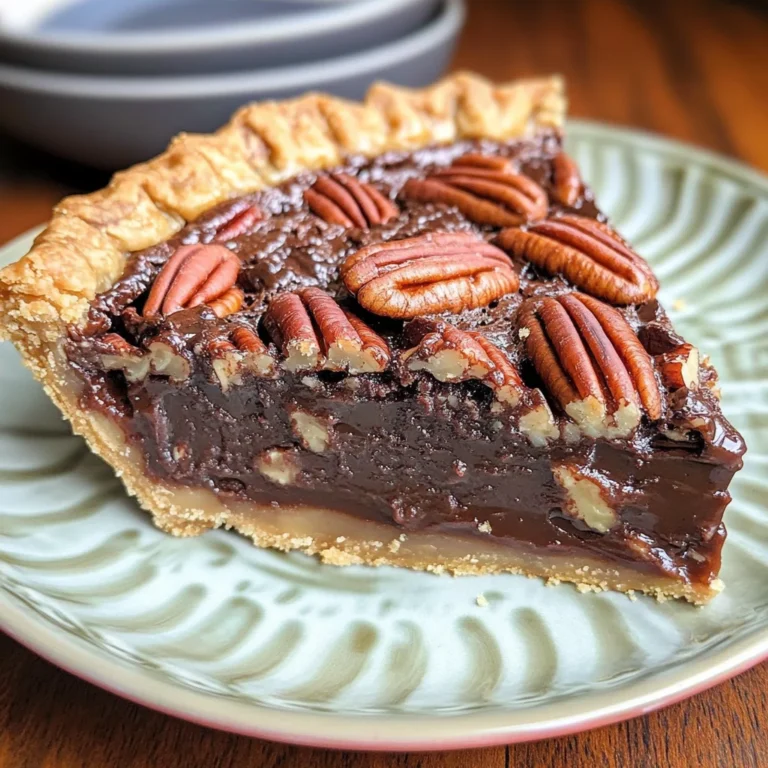Texas Chocolate Pecan Pie