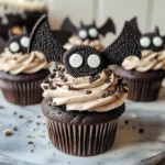 Vegan Oreo Bat Cupcakes
