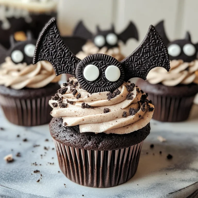 Vegan Oreo Bat Cupcakes