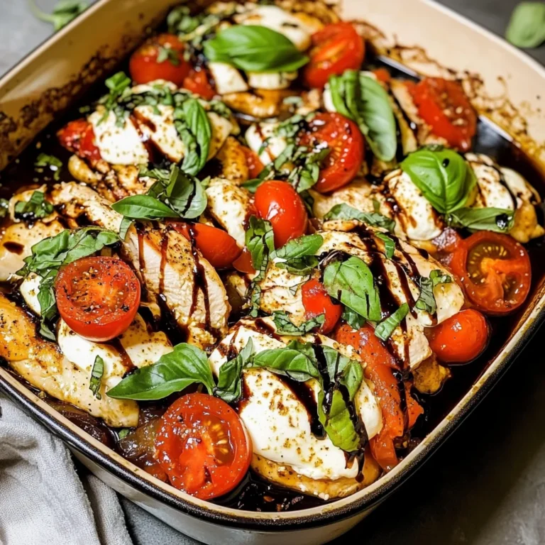 Caprese Chicken Casserole