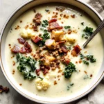 Cauliflower Sausage Kale Soup