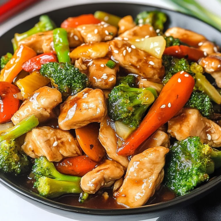 Chicken with Mixed Vegetable Stir Fry