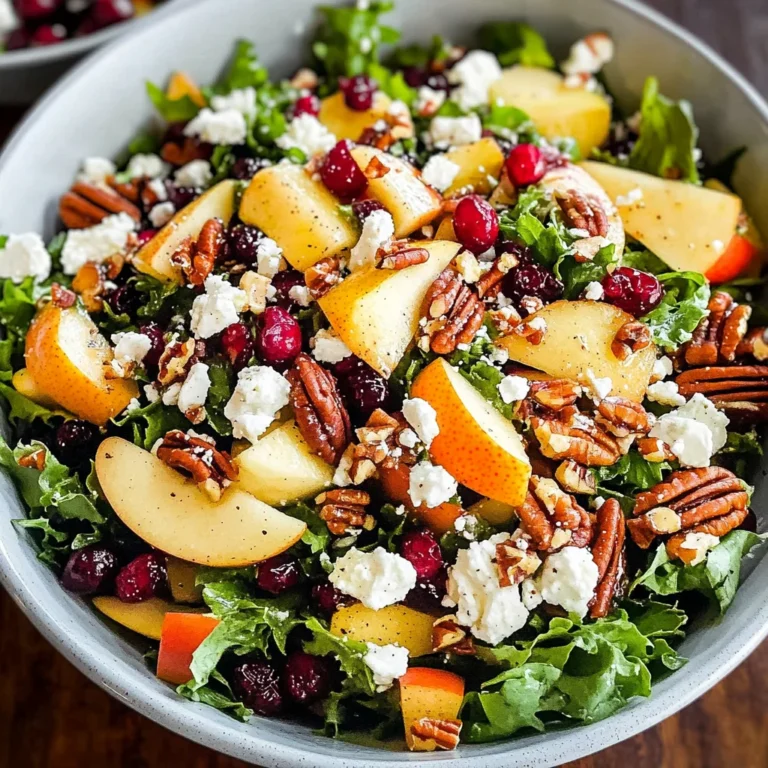 Chopped Autumn Salad with Apple Cider Dressing