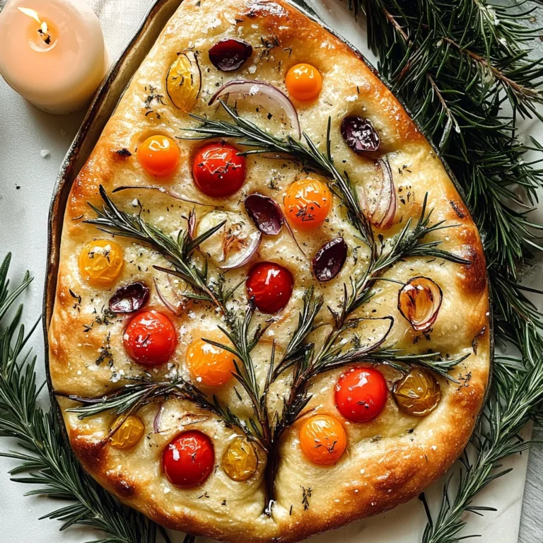 Christmas Tree Focaccia