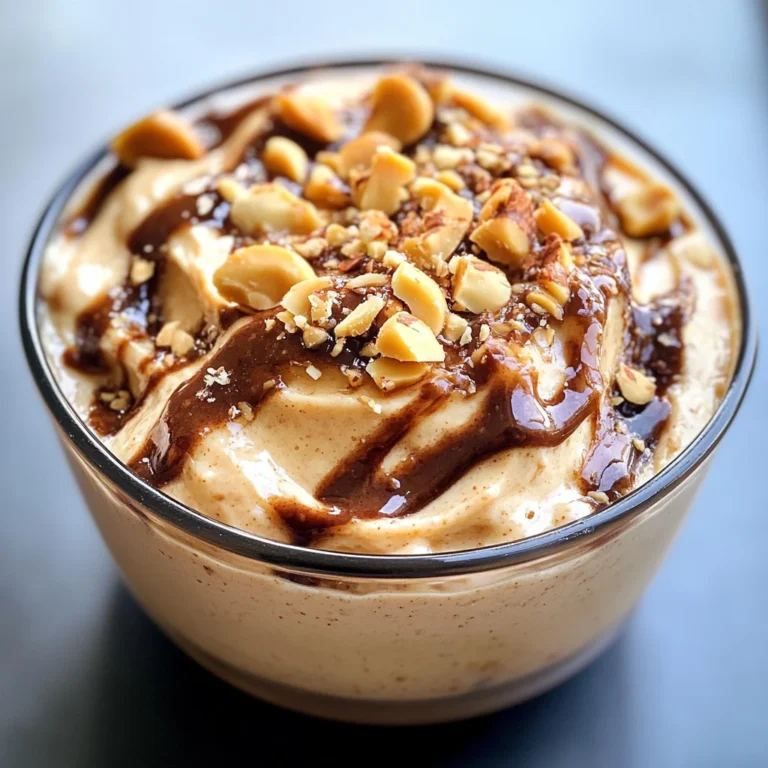 Cottage Cheese Peanut Butter Mousse