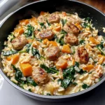 Creamy One Pot Chicken Sausage and Rice Recipe