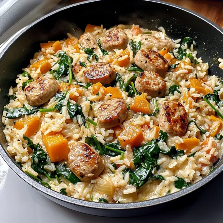 Creamy One Pot Chicken Sausage and Rice Recipe