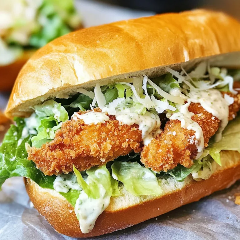 Crispy Chicken Caesar Sandwich