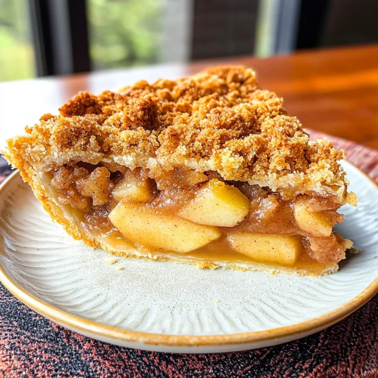 Dutch Apple Crumble Pie Recipe
