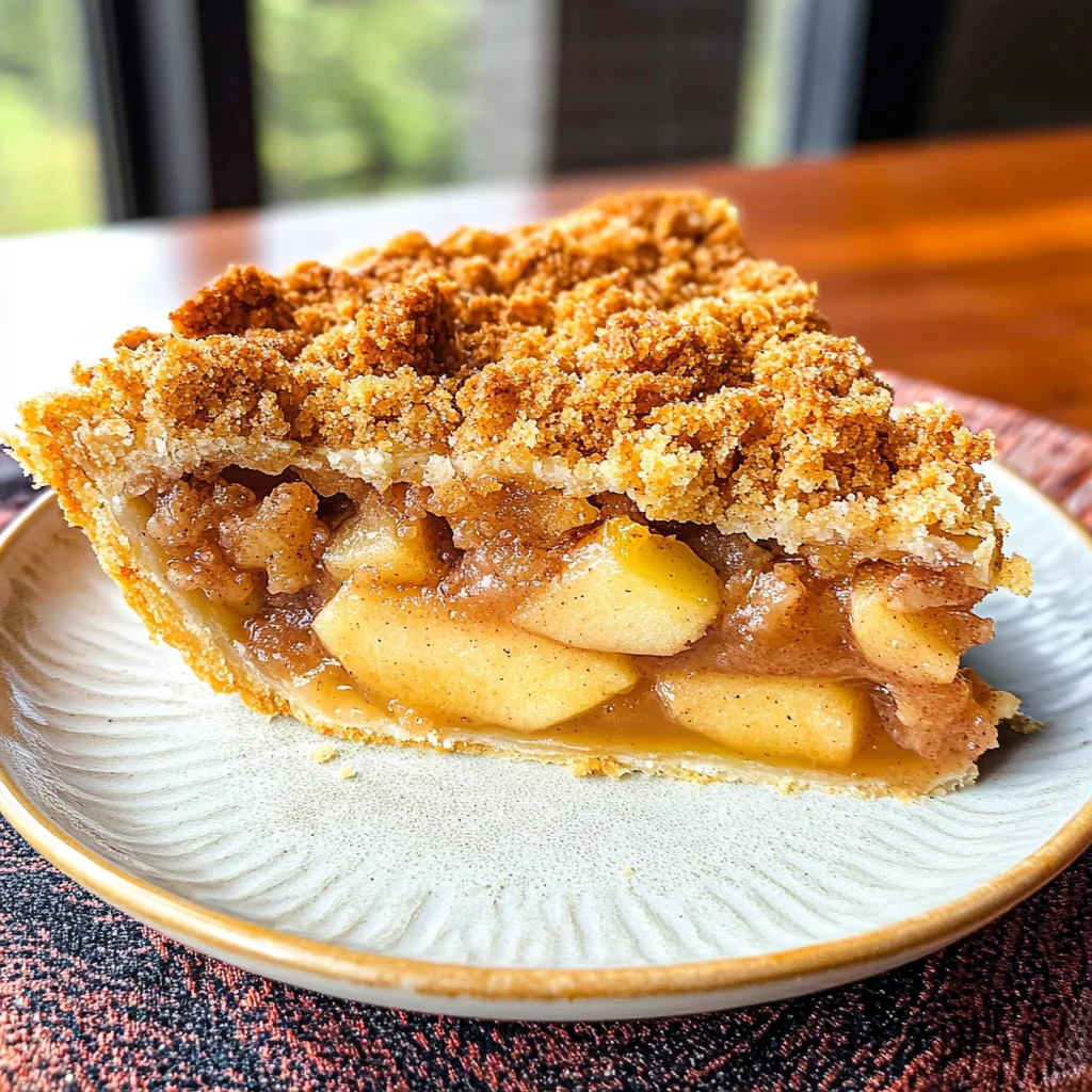 Dutch Apple Crumble Pie Recipe