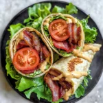 Gourmet BLT Wraps with Secret Sauce
