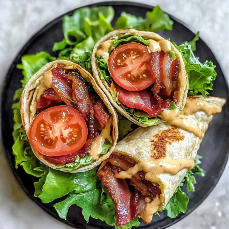 Gourmet BLT Wraps with Secret Sauce