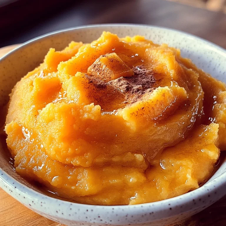 Honey Butter Mashed Sweet Potatoes