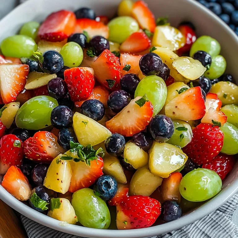 Honey Lime Fruit Salad