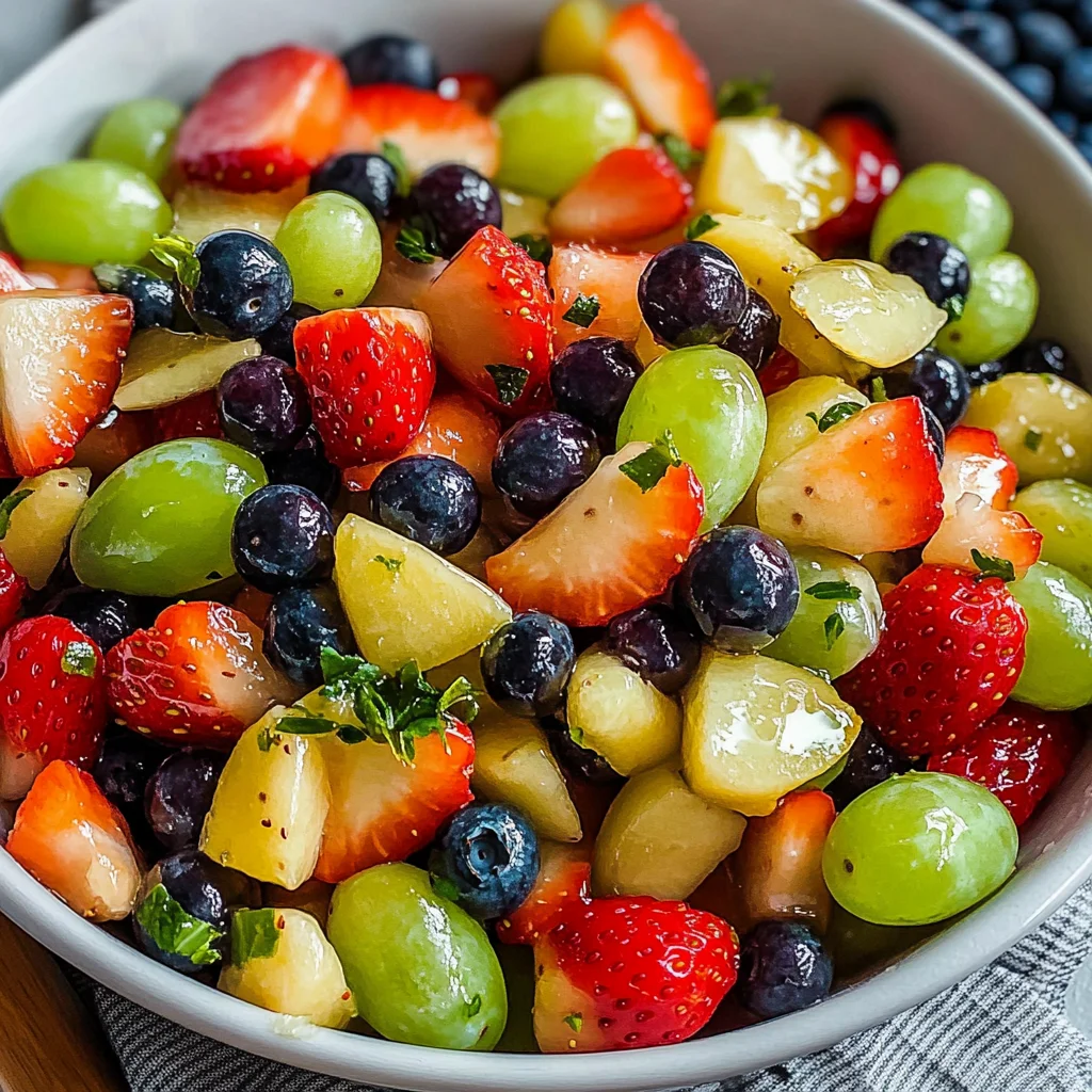Honey Lime Fruit Salad