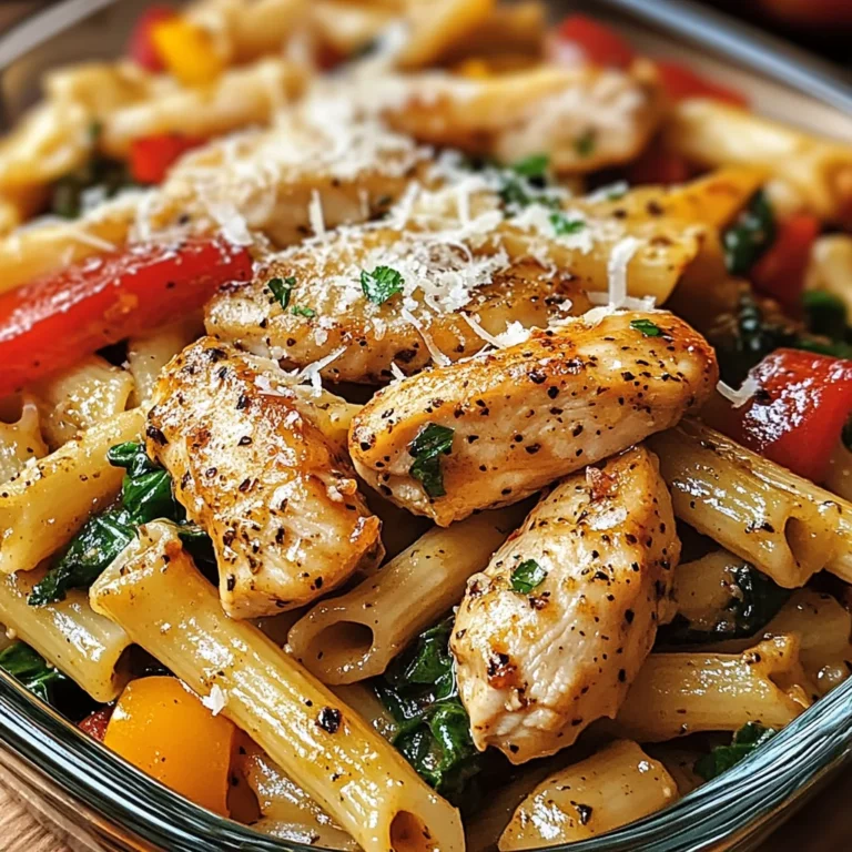 Honey Pepper Chicken Panini Pasta