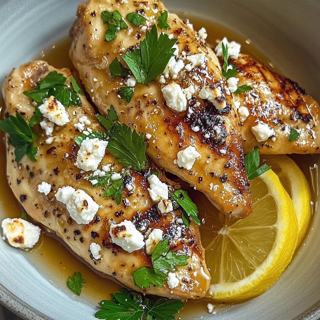 Hot Honey Infused Feta Chicken