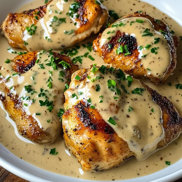 Irish Chicken in Whiskey Cream Sauce