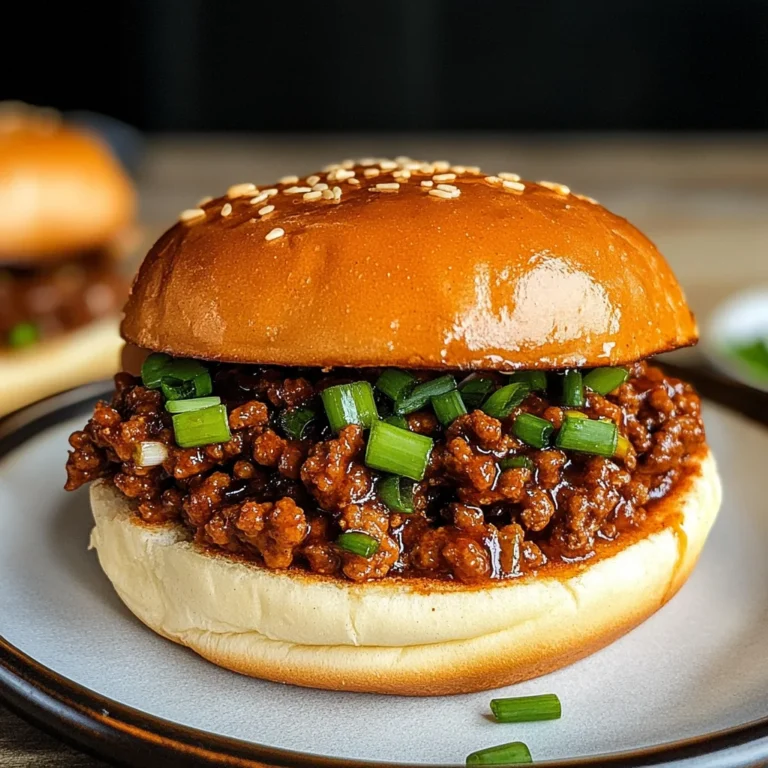 Korean Beef Sloppy Joes Recipe