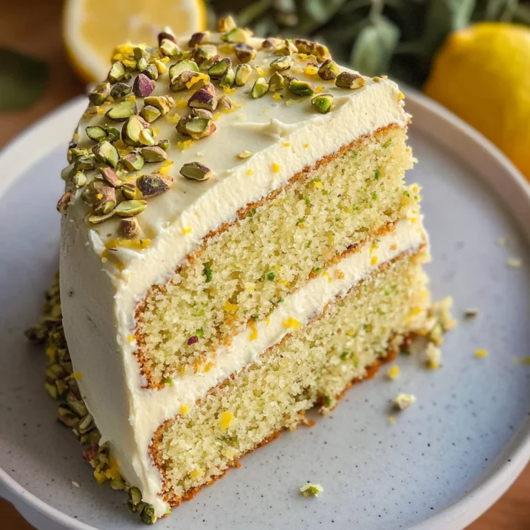Lemon Pistachio Cake