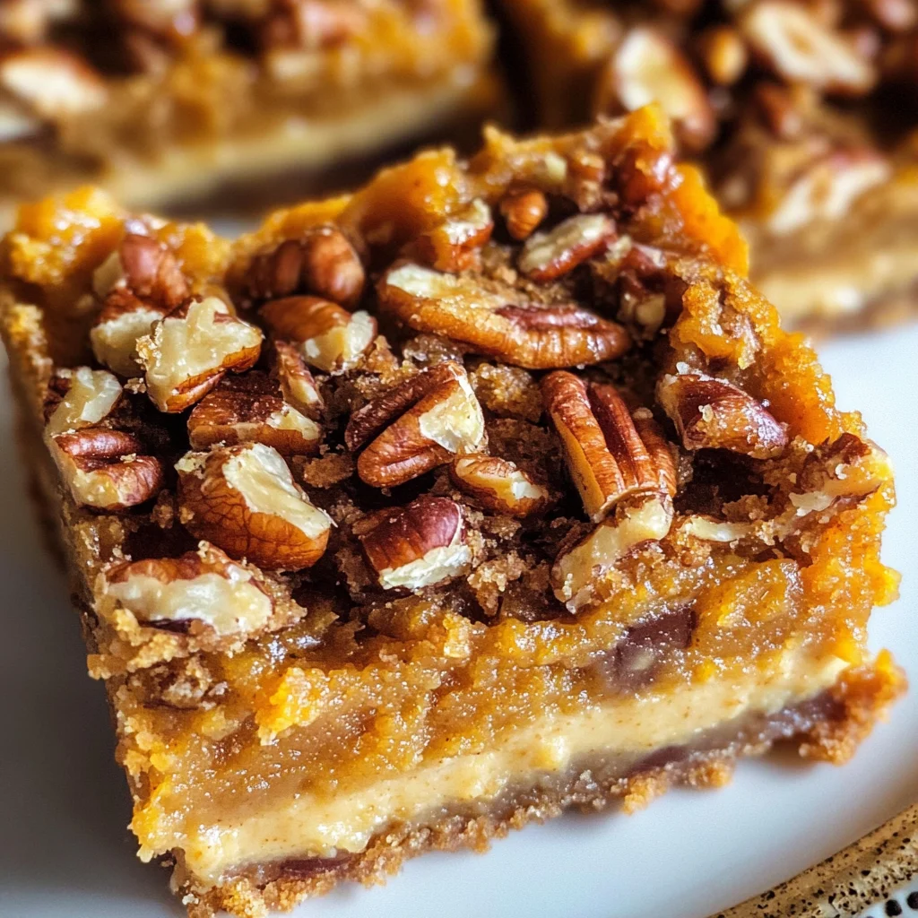Pumpkin Magic Bars Recipe