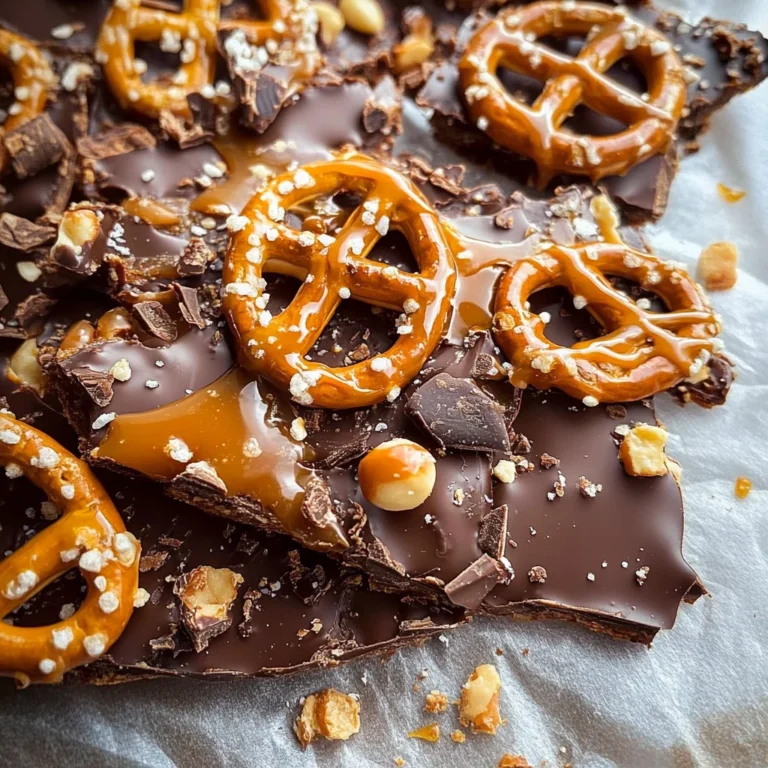 Salted Caramel Pretzel Bark