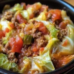 Slow Cooker Unstuffed Cabbage Rolls