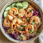 Spring Roll in a Bowl with Peanut Sauce (Easy Recipe)