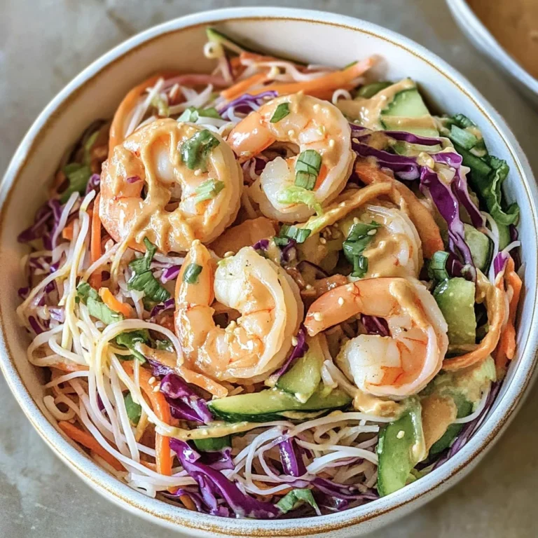 Spring Roll in a Bowl with Peanut Sauce (Easy Recipe)