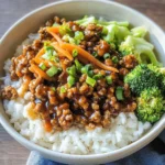 Teriyaki Turkey Rice Bowl