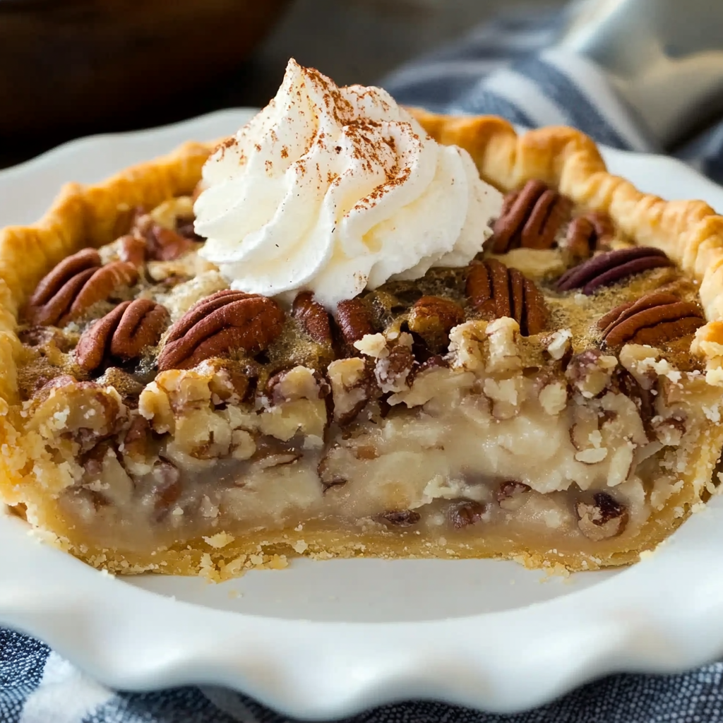 Cream of Coconut Pecan Pie