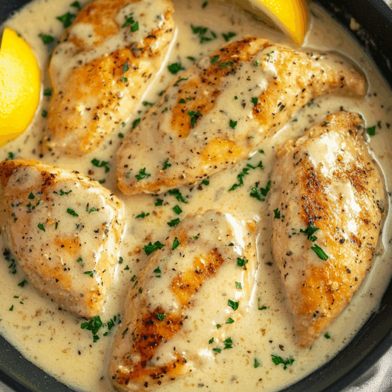 Creamy Garlic Parmesan Chicken Breast