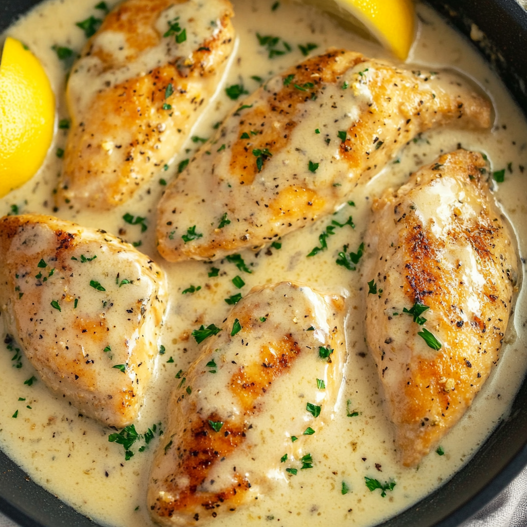 Creamy Garlic Parmesan Chicken Breast
