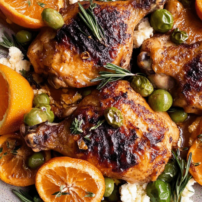 Sweet and Savory Roasted Orange Chicken