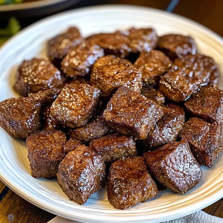 Air Fryer Juicy Steak Bites