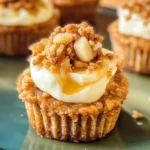 Apple Crisp Mini Cheesecakes