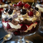 Black Forest Trifle for Christmas