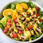 Caribbean Chicken Salad with Mango Dressing