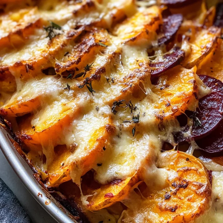 Cheesy Root Vegetable Gratin