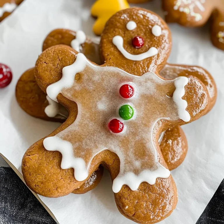 Chewy Gingerbread Man Cookies