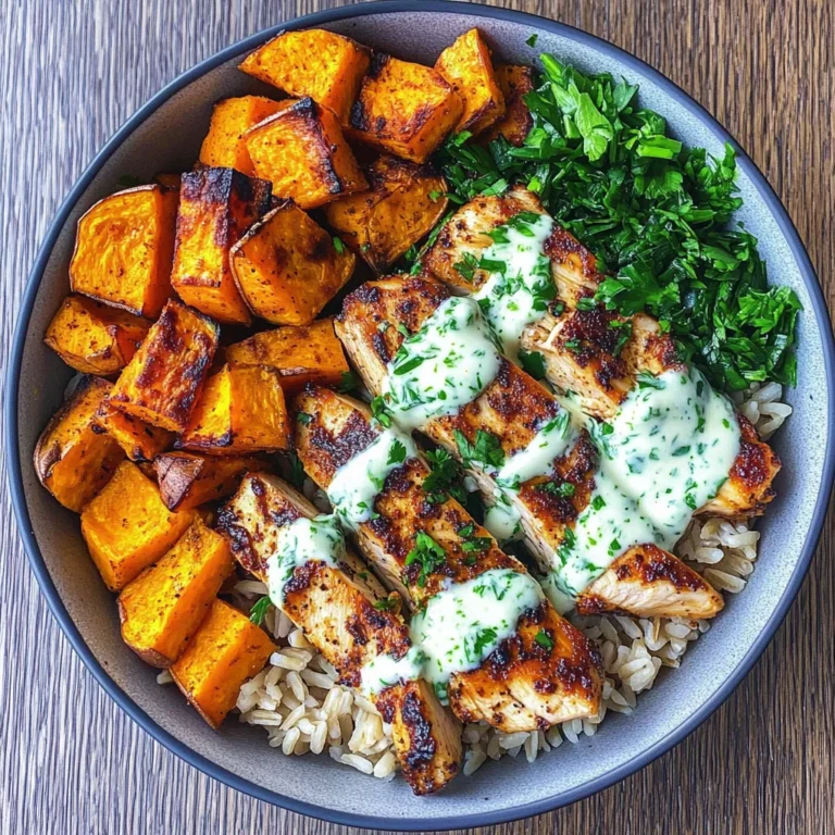 Chicken Sweet Potato Bowl: Your Easy High-Protein Meal!