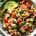 Chili-Lime Quinoa Black Bean Salad with Corn
