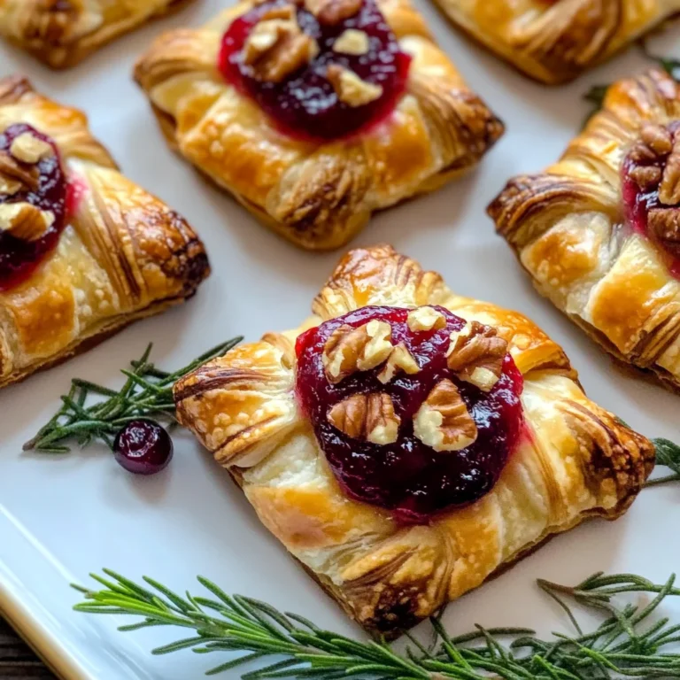 Cranberry Brie Bites