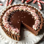 Dark Chocolate Peppermint Mousse Tart